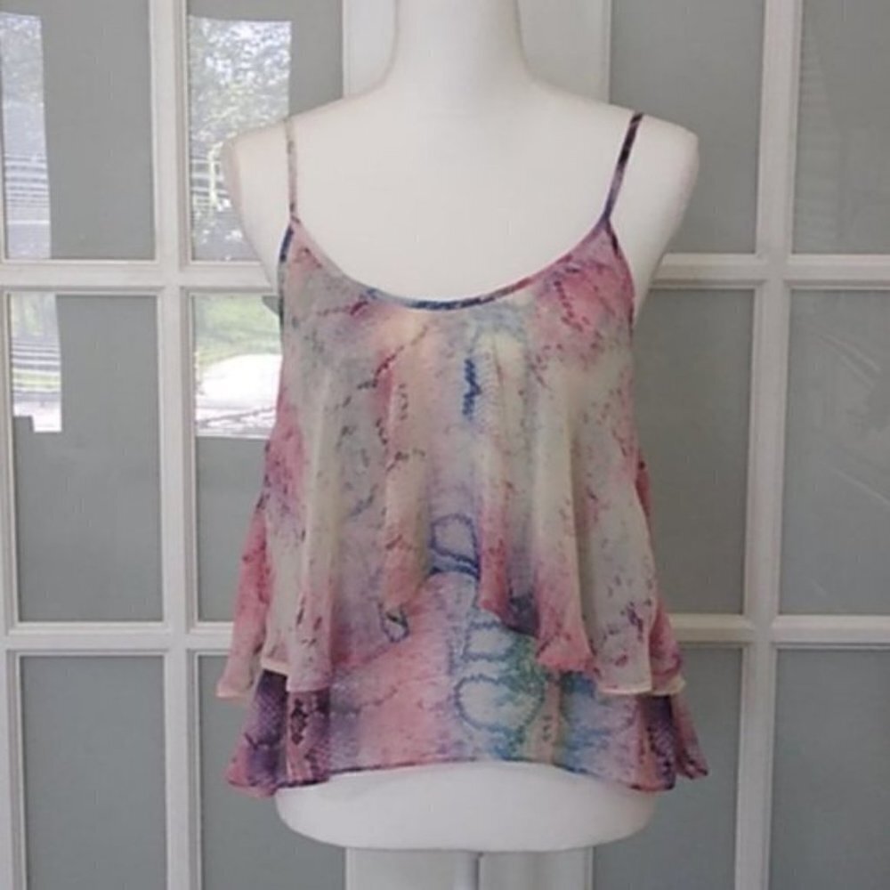 Show Me Your Mumu Jodie Rae Ruffle Python Tank - Picture 2 of 12